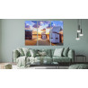 Obraz Wieloczęściowy Kosze Plażowe Nad Bałtykiem