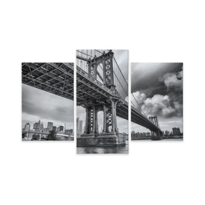 Obraz Wieloczęściowy Most Manhattan W Nowym Jorku