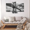 Obraz Wieloczęściowy Most Manhattan W Nowym Jorku