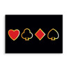 Obraz Na Płótnie Nowoczesne Symbole Kart