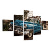 Obraz Wieloczęściowy Niebieski Cadillac Eldorado Z 1953 Roku