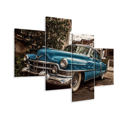 Obraz Wieloczęściowy Niebieski Cadillac Eldorado Z 1953 Roku