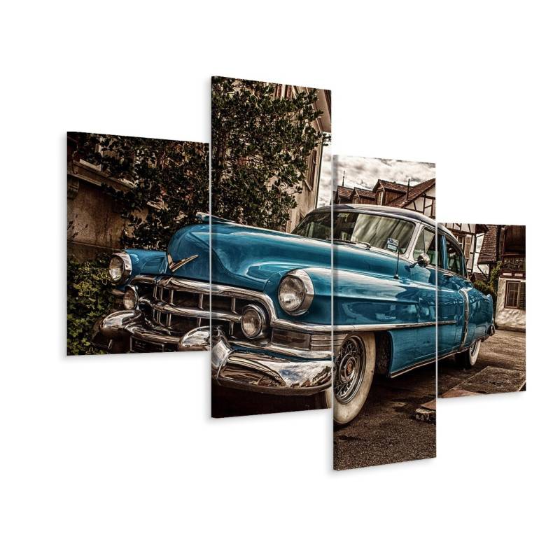 Obraz Wieloczęściowy Niebieski Cadillac Eldorado Z 1953 Roku
