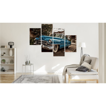 Obraz Wieloczęściowy Niebieski Cadillac Eldorado Z 1953 Roku