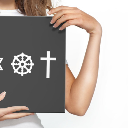 Obraz Na Płótnie Zestaw Ikon Symboli Religijnych