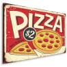 Obraz Na Płótnie Pizza I Napis Retro
