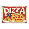 Obraz Na Płótnie Pizza I Napis Retro