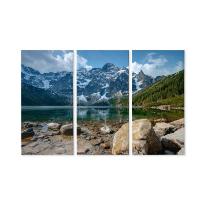 Obraz Wieloczęściowy Morskie Oko W Tatrach 3D
