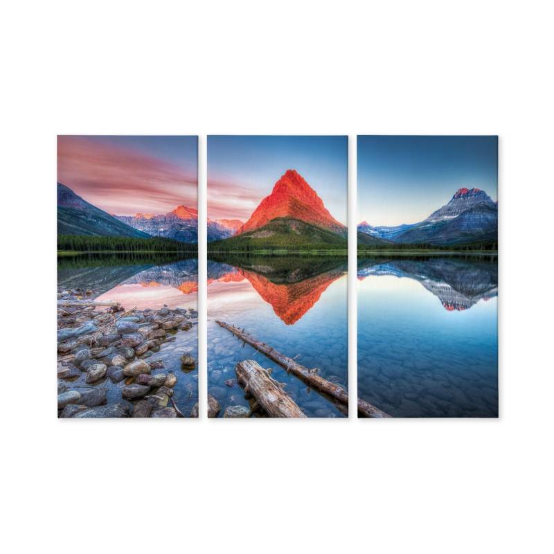 Obraz Wieloczęściowy Jezioro Swiftcurrent Lake W Usa