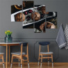Obraz Wieloczęściowy Babeczki Z Wiśniami