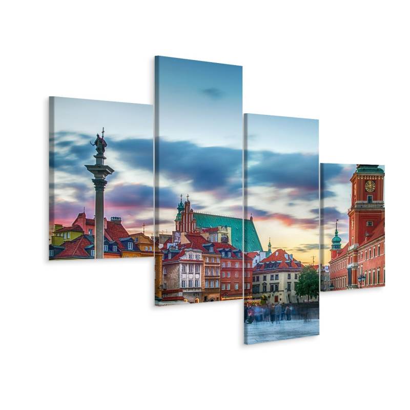 Obraz Wieloczęściowy Panorama Zamku Królewskiego W Warszawie