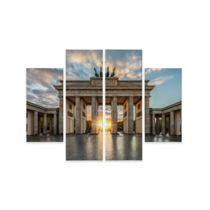 Obraz Wieloczęściowy Brama Brandenburska W Berlinie