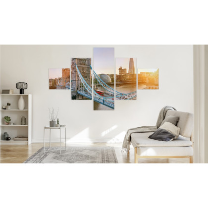 Obraz Wieloczęściowy Tower Bridge O Wschodzie Słońca