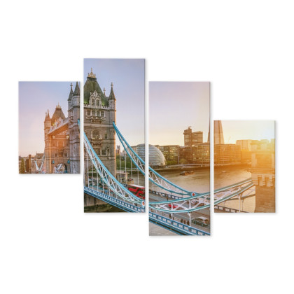 Obraz Wieloczęściowy Tower Bridge O Wschodzie Słońca