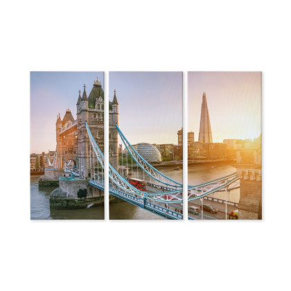 Obraz Wieloczęściowy Tower Bridge O Wschodzie Słońca