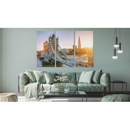 Obraz Wieloczęściowy Tower Bridge O Wschodzie Słońca