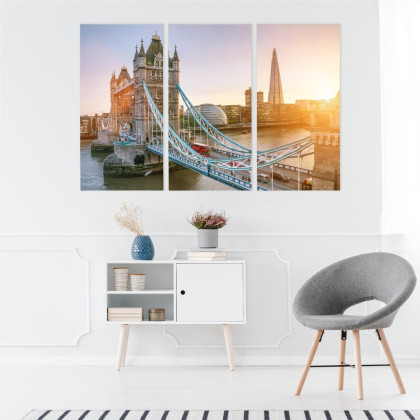 Obraz Wieloczęściowy Tower Bridge O Wschodzie Słońca