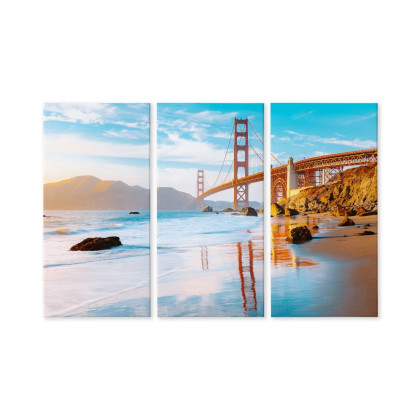 Obraz Wieloczęściowy Most Golden Gate W San Francisco