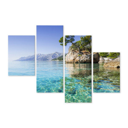 Obraz Wieloczęściowy Riwiera Makarska W Chorwacji