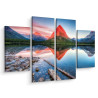 Obraz Wieloczęściowy Jezioro Swiftcurrent Lake W Usa