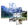 Obraz Wieloczęściowy Jezioro Morskie Oko 3D