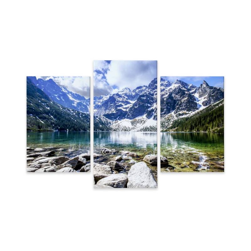 Obraz Wieloczęściowy Jezioro Morskie Oko 3D