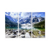 Obraz Wieloczęściowy Jezioro Morskie Oko 3D