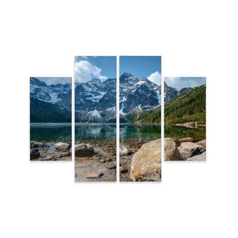 Obraz Wieloczęściowy Morskie Oko W Tatrach 3D