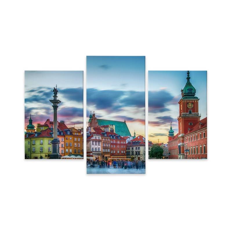 Obraz Wieloczęściowy Panorama Zamku Królewskiego W Warszawie