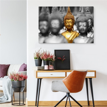 Obraz Na Płótnie Złoty Budda