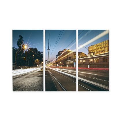 Obraz Wieloczęściowy Panoramiczny Widok Na Ulice Berlina