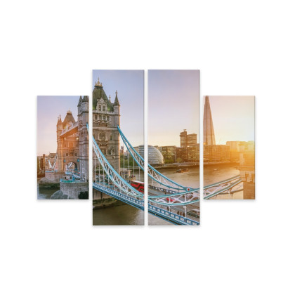 Obraz Wieloczęściowy Tower Bridge O Wschodzie Słońca