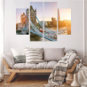 Obraz Wieloczęściowy Tower Bridge O Wschodzie Słońca