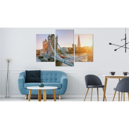Obraz Wieloczęściowy Tower Bridge O Wschodzie Słońca