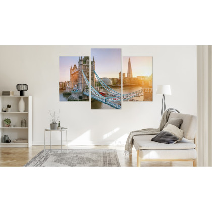 Obraz Wieloczęściowy Tower Bridge O Wschodzie Słońca