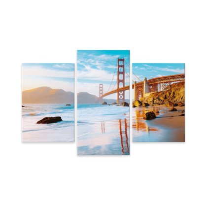 Obraz Wieloczęściowy Most Golden Gate W San Francisco