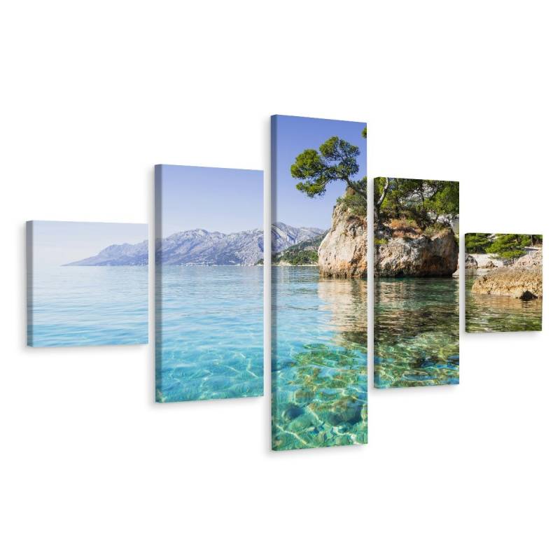 Obraz Wieloczęściowy Riwiera Makarska W Chorwacji