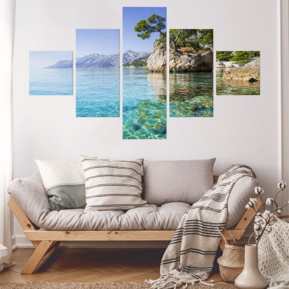 Obraz Wieloczęściowy Riwiera Makarska W Chorwacji
