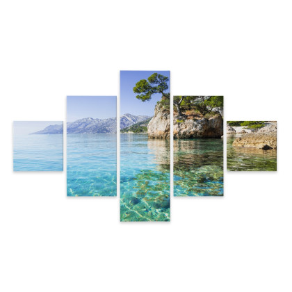 Obraz Wieloczęściowy Riwiera Makarska W Chorwacji