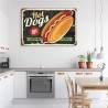 Obraz Na Płótnie Hot Dogi W Stylu Vintage