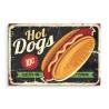 Obraz Na Płótnie Hot Dogi W Stylu Vintage
