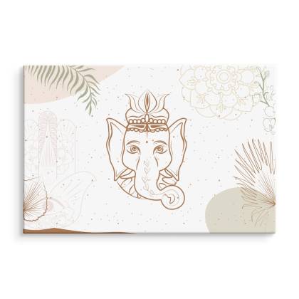 Obraz Na Płótnie Rysunek Ganesha