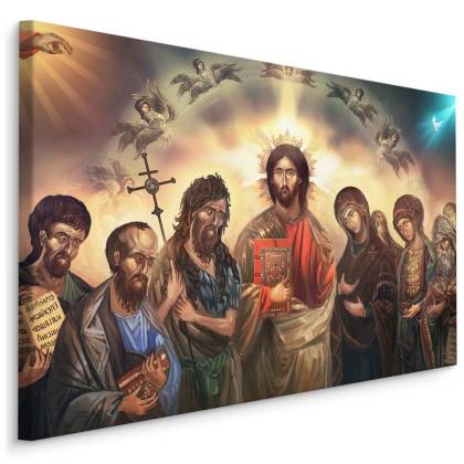 Obraz Na Płótnie Jezus Chrystus Otoczony Świętymi