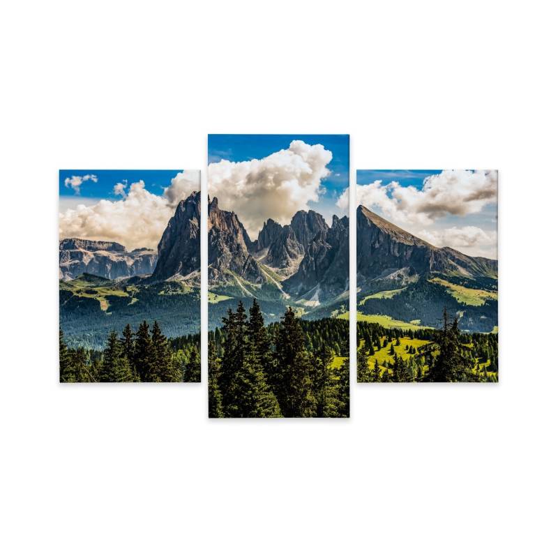 Obraz Wieloczęściowy Widok Włoskich Dolomitów 3D