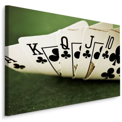 Obraz Na Płótnie Poker Królewski