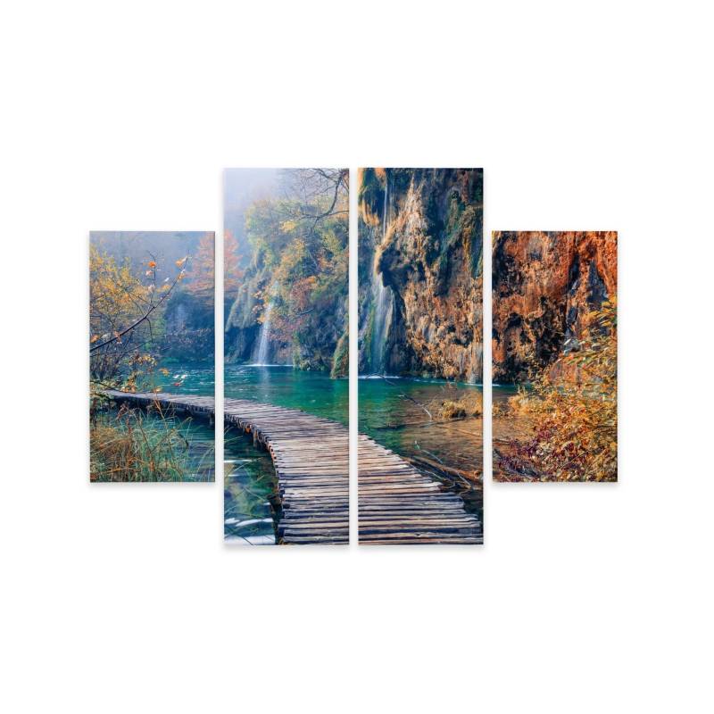 Obraz Wieloczęściowy Park Narodowy Jezior Plitwickich