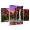 Obraz Wieloczęściowy Wodospady Havasupai