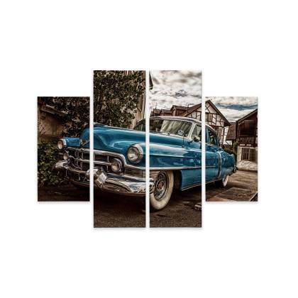 Obraz Wieloczęściowy Niebieski Cadillac Eldorado Z 1953 Roku