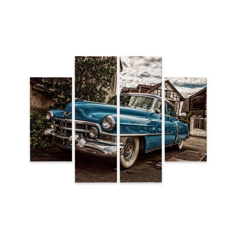 Obraz Wieloczęściowy Niebieski Cadillac Eldorado Z 1953 Roku