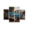 Obraz Wieloczęściowy Niebieski Cadillac Eldorado Z 1953 Roku